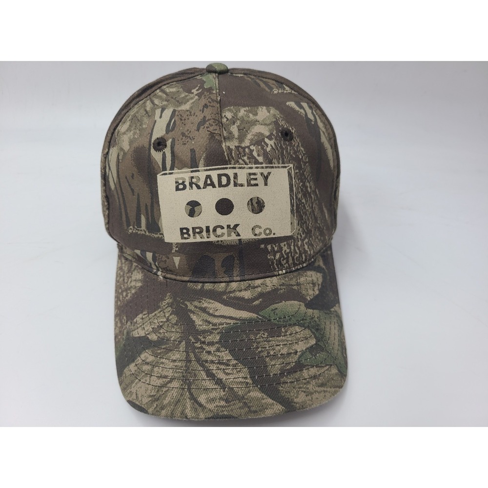 Bradley Brick Co Company Camo Snapback Hat Cap Louisiana Hunt Men Women Brown